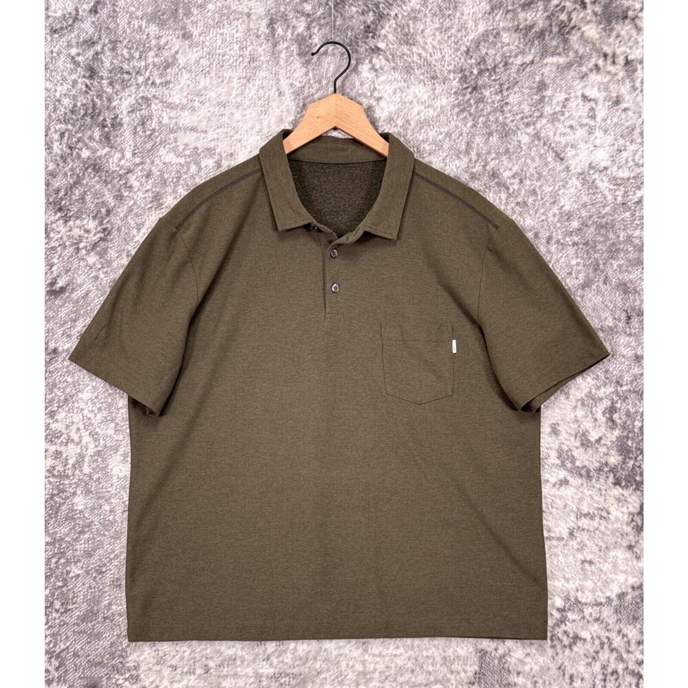 Vuori Polo Shirt XL Mens Ace Green Short Sleeve